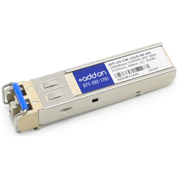 Add-On Arista Comp Taa Sfp 1G-Cwdm 40Km Lc Xcvr SFP-1G-CW-1510-40-AO - main